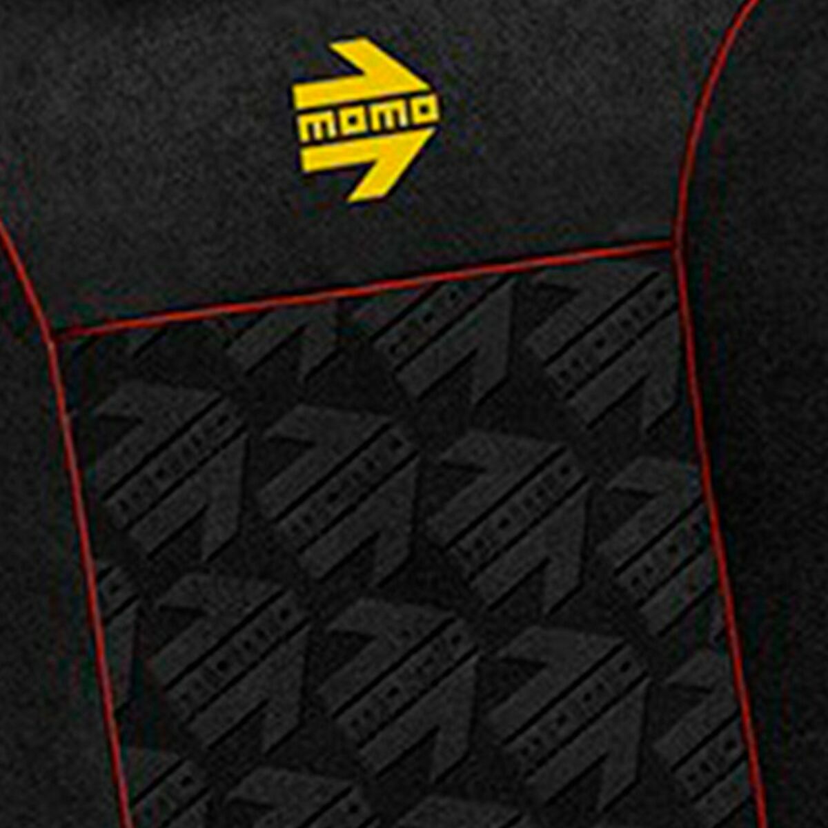 Car Seat Covers MOMO MOMLSC050BR Black Red 11 Pieces-1