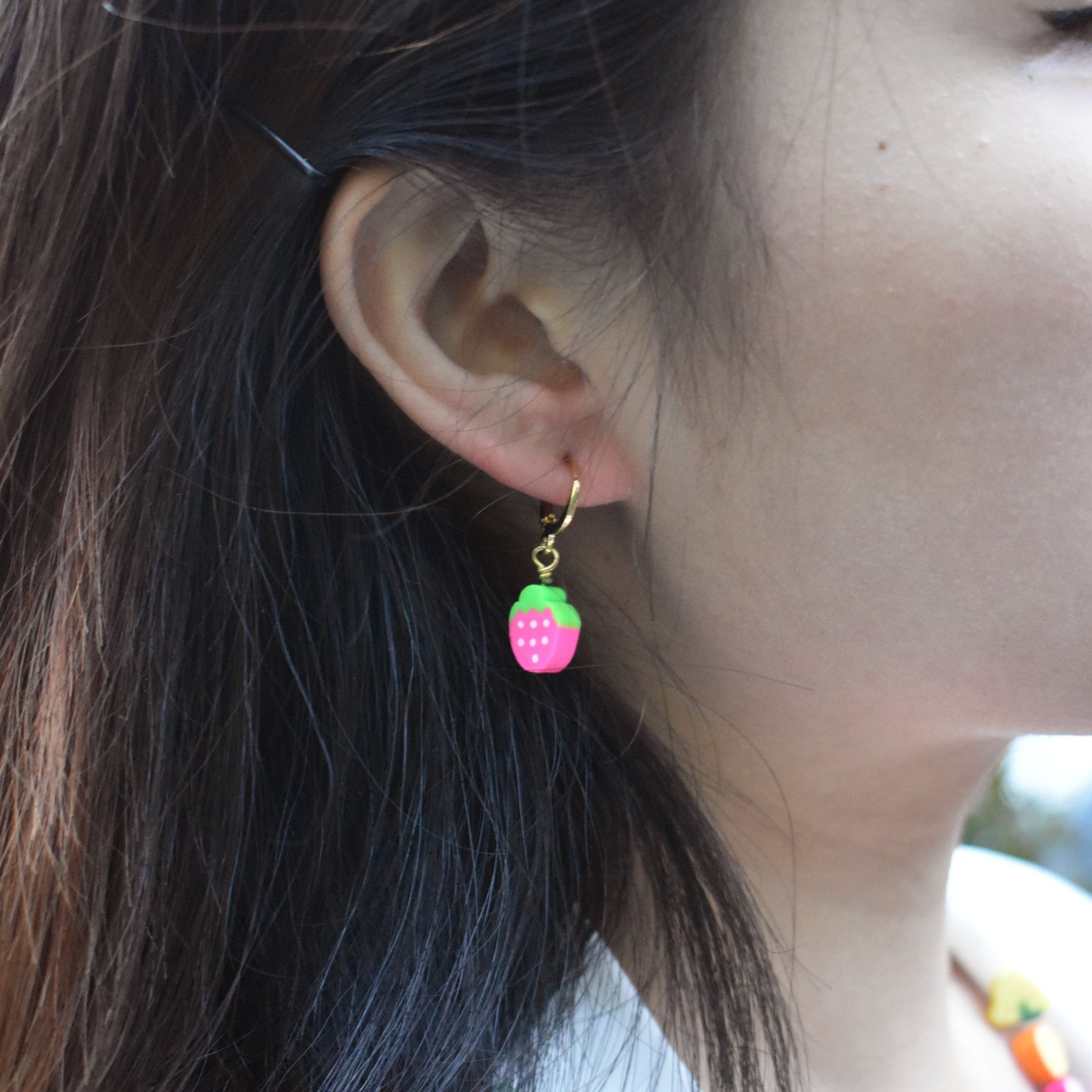 Strawberry Earrings | by Ifemi Jewels-1