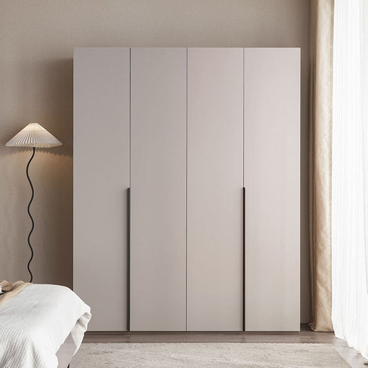 MOE Grey 4 Door Wardrobe-0